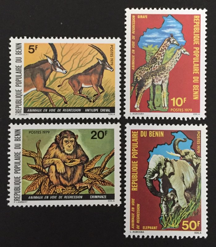 Benin 1979 #439-42, MNH, CV $4.35