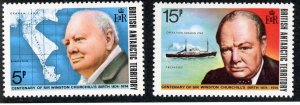 British Antarctic Territory 62-63 MNH 1974 Churchill