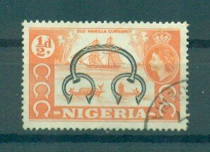 Nigeria sc# 80 (1) used cat value $.25