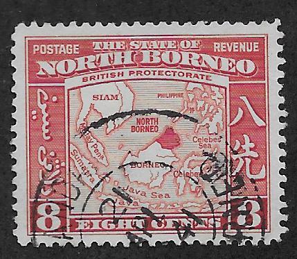 NORTH BORNEO SC# 198   FVF/U 1939