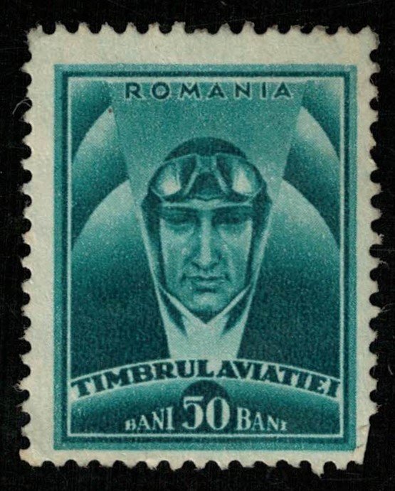 1932, Timbluraviatiei, Romania, 50 Bani, MNH, ** (Т-9815)