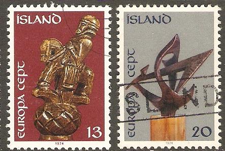 Iceland 1974 Scott 472-473 Europa used