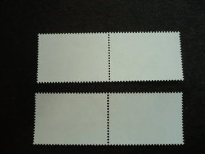 Stamps -Australia-Scott# 1676a,1678a-Mint Never Hinged Set of 4 Se-Tenant Stamps