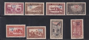 French Morocco # B13-20, Pictorials, Surcharged, NH, 1/2 Cat.