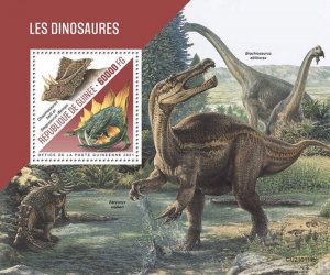 Guinea - 2021 Dinosaurs, Stegosaurus - Stamp Souvenir Sheet - GU210111b