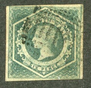 4937 BCX  1854 New South Wales Sc.# 29 used VF cv $110 ( Offers welcome )