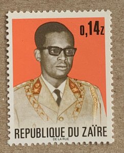 Zaire 1973 0.14z President Mobutu, MNH. Scott 778, CV $0.60