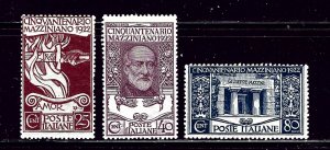 Italy 140-42 MNH 1922 complete set
