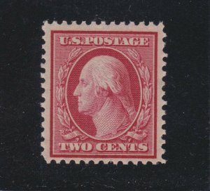 US 358 2c Washington Mint Blue Paper VF OG VLH SCV $80