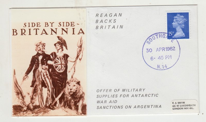 Z6980 J L, 1982 britannia to offer of military supplies antarctic war aid cover