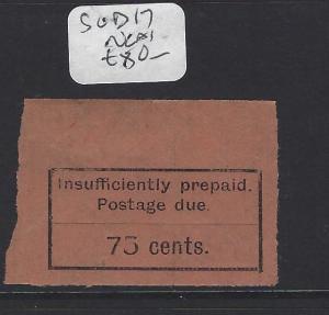 ZANZIBAR (PP2007BB)  POSTAGE DUE  SG D 17  NGAI