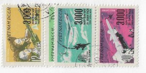 Vietnam Sc #507-508 in pairs used VF