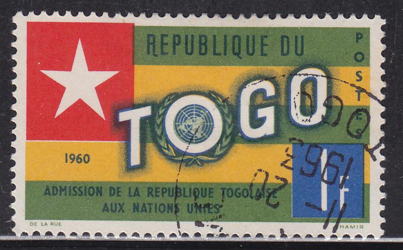 Togo 388  Flag of Togo 1961