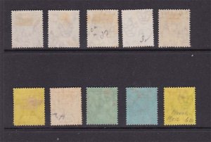 Leeward Islands 1905 KEVII Sc 24-29,36,38-40 MH