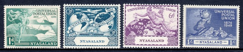 Nyasaland - Scott #87-90 - MNH - SCV $4.05