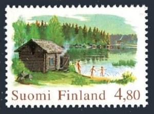 Finland 861,MNH. Chimneyless Log Sauna,1999.