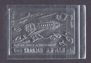 1972 Sharjah 1063b silver Future space projects 12,00 €