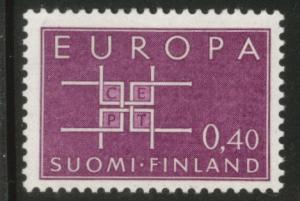 FINLAND SUOMI Scott 419 Europa 1963 MH* 