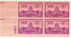 896: Idaho Statehood - Plate Block - MNH - 22617-LL