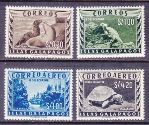 Ecuador Galapagos L1, L3 & LC1, LC3 MNH 1957 Sea Animals & Island View Issues VF