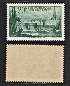 France 1938 Port of St. Malo (1v, Top Value 20fr) Fresh MNH CV$80