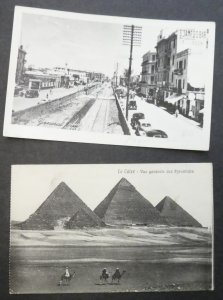 EDW1949SELL : EGYPT Collection of 14 covers & 2 Post cards.