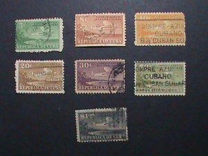 ​CUBA-AIRMAIL 1931  11 VERY OLD CUBA AIRMAIL USED-STAMP-VF  ALMOST 91 YEARS