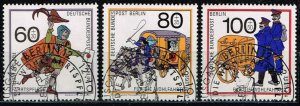 Germany 1989,Sc.#9NB272-4 used, Welfare: Postal transport through the centuries
