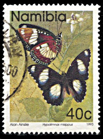 Namibia 746, used, Butterfly: Danaid Eggfly