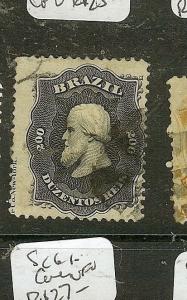 BRAZIL (P1108B) DOM PEDRO 200R  SC59 ENGLISH IMPRINT  VFU