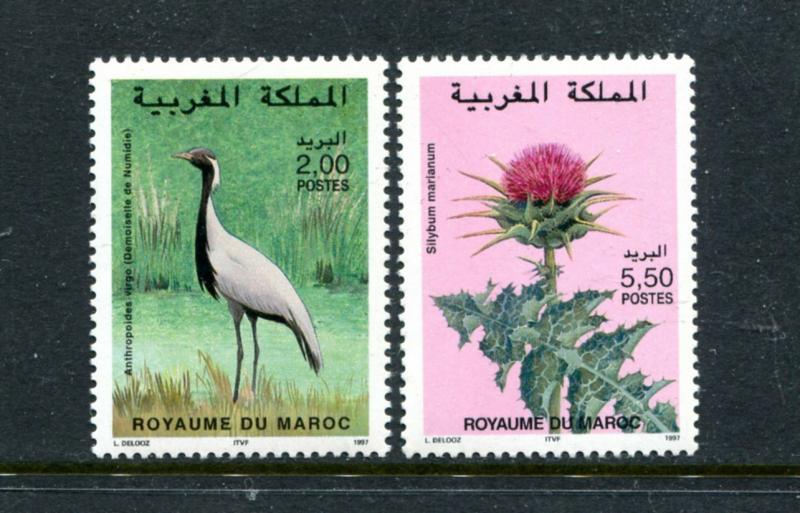 Morocco 822-823, MNH, 1997 Birds,  x31764