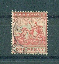 Barbados sc# 93 used cat value $.25