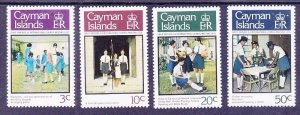 Cayman Islands 400-03 MNH 1978 3rd International Meeting Girl Scout Bragade