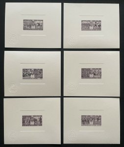 Workshop proofs Football Worldcup Argentina 78 Comoros Black-