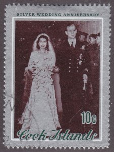 Cook Islands 336 Silver Wedding 1972