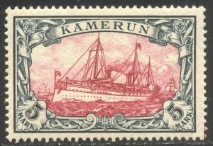 CAMEROUN #19 Mint (LH) - 1900 5m Slate & Carmine