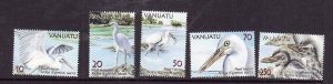 Vanuatu-Sc#914-8-Unused NH set-Birds-Reef Herons-2007--please note there is a ve