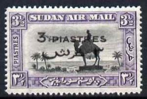 Sudan 1938 Camel Postman 3p on 3.5p (P14) unmounted mint,...