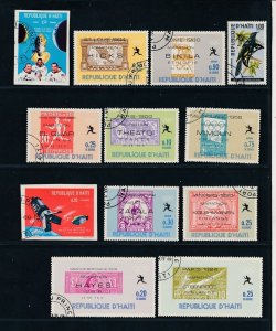 D475138 Haiti Nice selection of VFU Used stamps