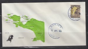 Netherlands New Guinea cover postmark GENJEM 1961  (#23)