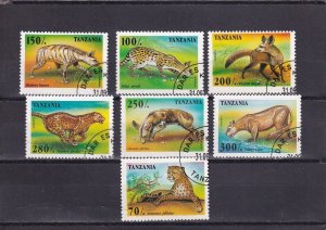 SA02 Tanzania 1995 African Predator used stamps