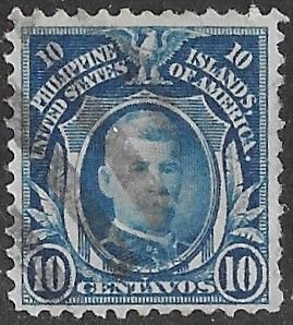 Philippines # 294   Gen. Henry Lawton  -  10c  perf. 11   (1) VF Used
