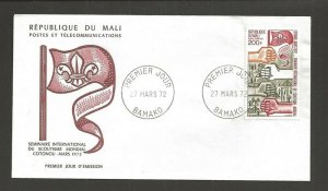 1972 Mali World Boy Scout Conference FDC