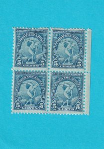 US 719 MNH OG BLOCK OF FOUR