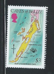 Cayes of Belize  mnh sc 8