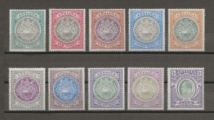 ANTIGUA 1903/07 SG 31/40 MINT Cat £325