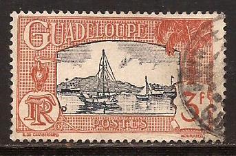 Guadeloupe  #  134  used