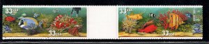 UNITED STATES SC# 3317-20 VERT. GUTTER STRIP/4 VF/NH