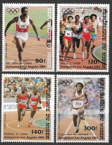 1984 Niger 900-903 1984 Olympic Games in Los Angeles 6,50 €