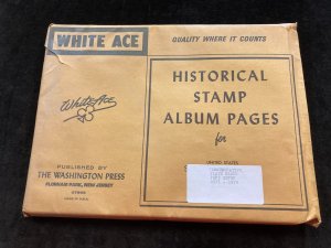 KAPPYSTAMPS  WHITE ACE COMMEMORATIVE PLATE BLOCKS PART SEVEN 1971-74 UNUSED
